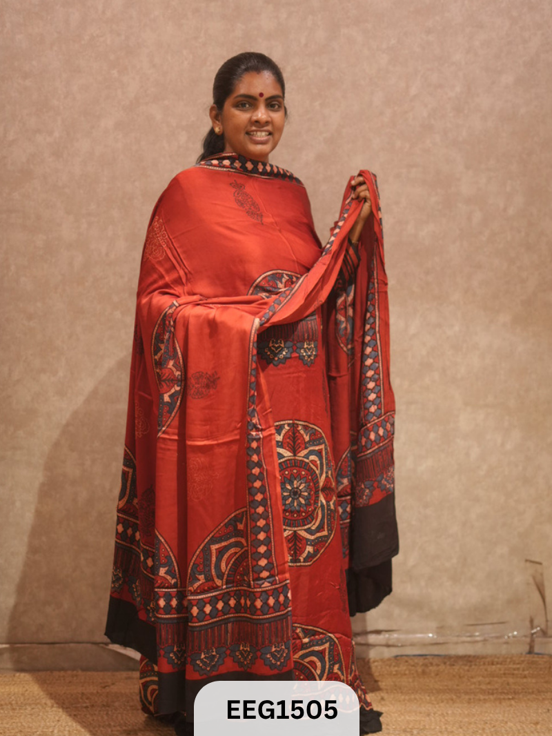 AJRAKH MODAL 2  PCS-UNSTITCHED
