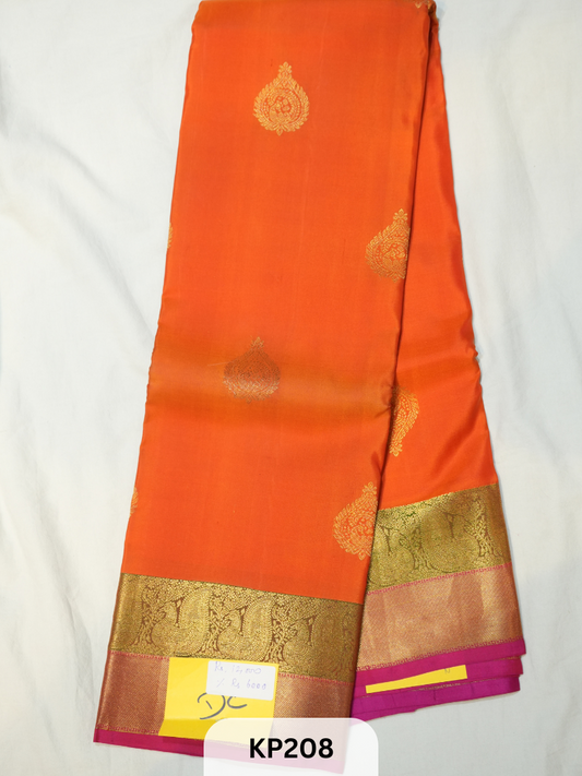 Pure Kancheepuram Silk Saree - Weaving mistake