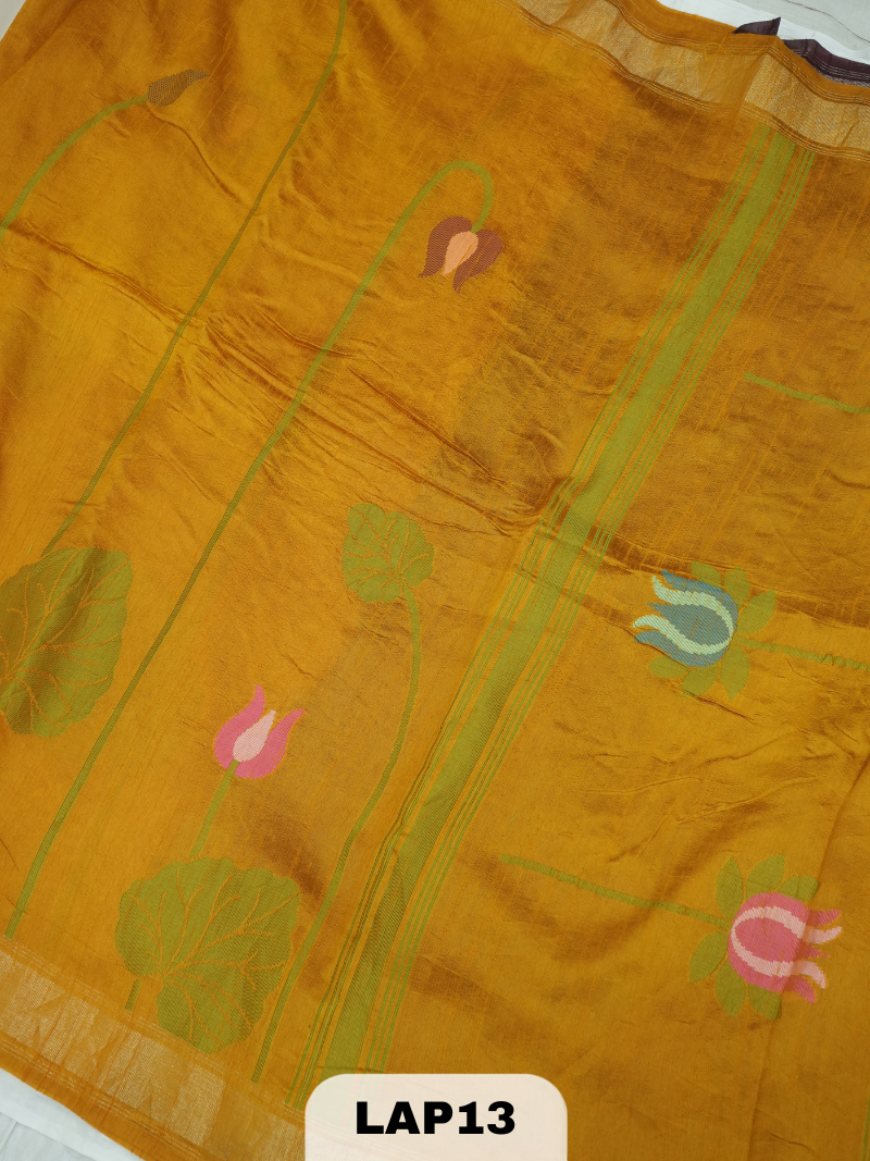 BANARAS PURE RAW SILK JAMDHANI WEAVING SAREE