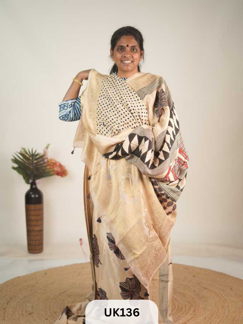 DOLA AJRAKH SAREE