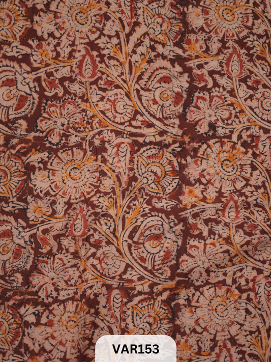KALAMKARI HANDBLOCK PRINT- FABRIC -1mtr
