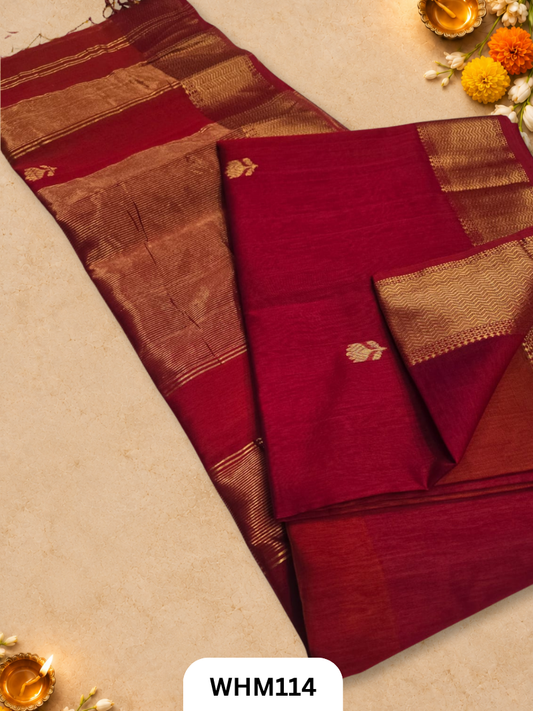Maheshwari handloom Lotus butta sarees