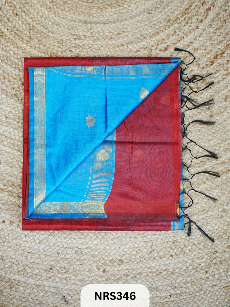 CHANDERI INSPIRED MAHESWARI SAREE