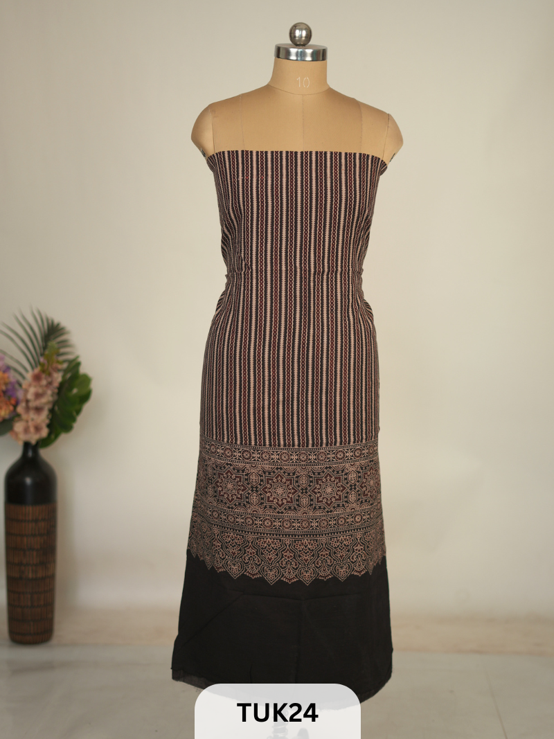MODAL WITH AJRAKH TOP MATERIAL-2.5MTS AND 44 PANA