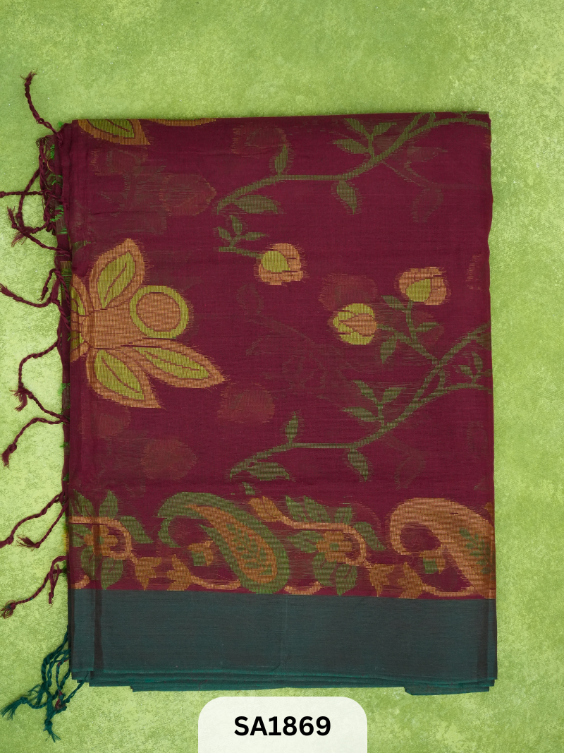 DHAKAI JAMDANI PREMIUM COTTON SAREE