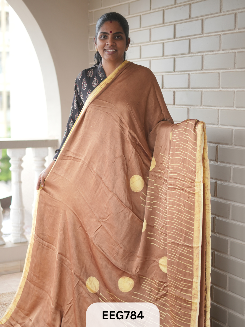 BATIK PRINT MODAL SAREE