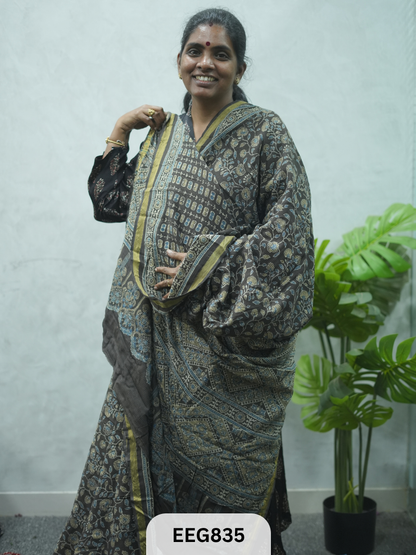 KOTA DORIA AJRAKH SAREE