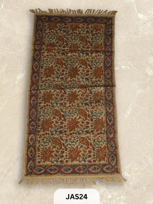 KALAMKARI PRINT FLOOR MAT (2X4 FEET)