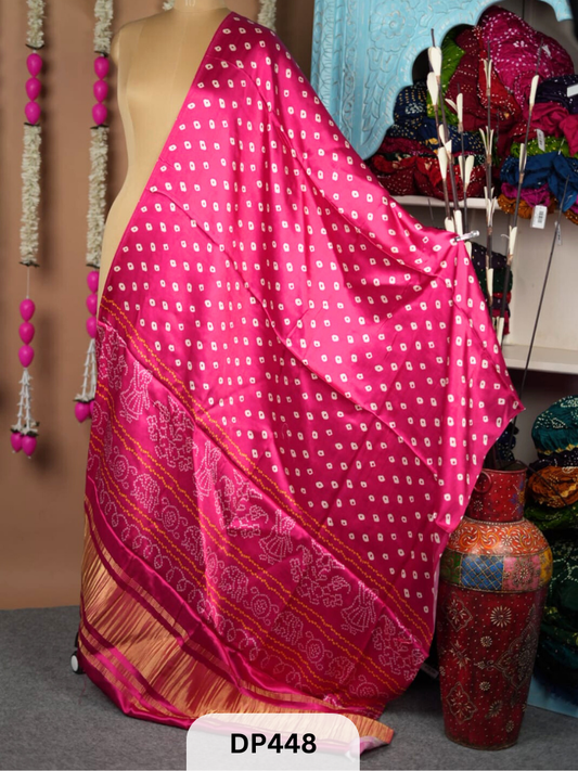 Gaji Silk with Lagidi patta Dupatta