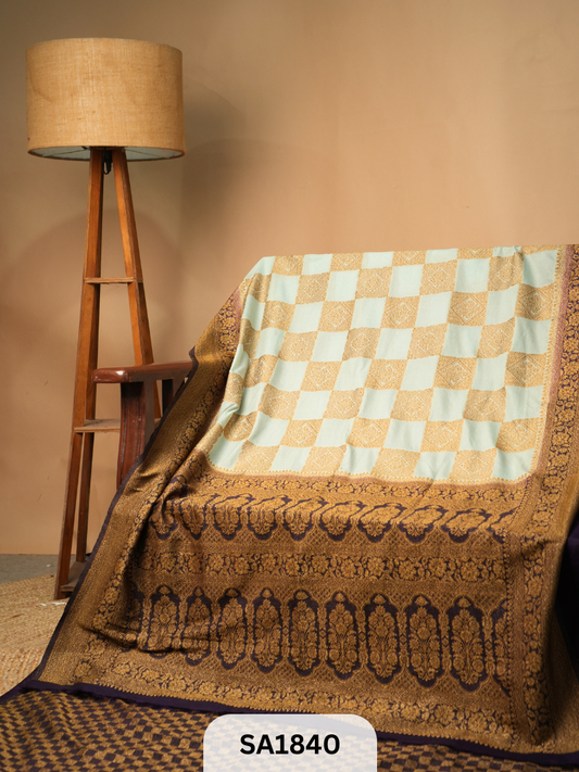 BANARASI MYSORE KHADI GEORGETTE SAREE