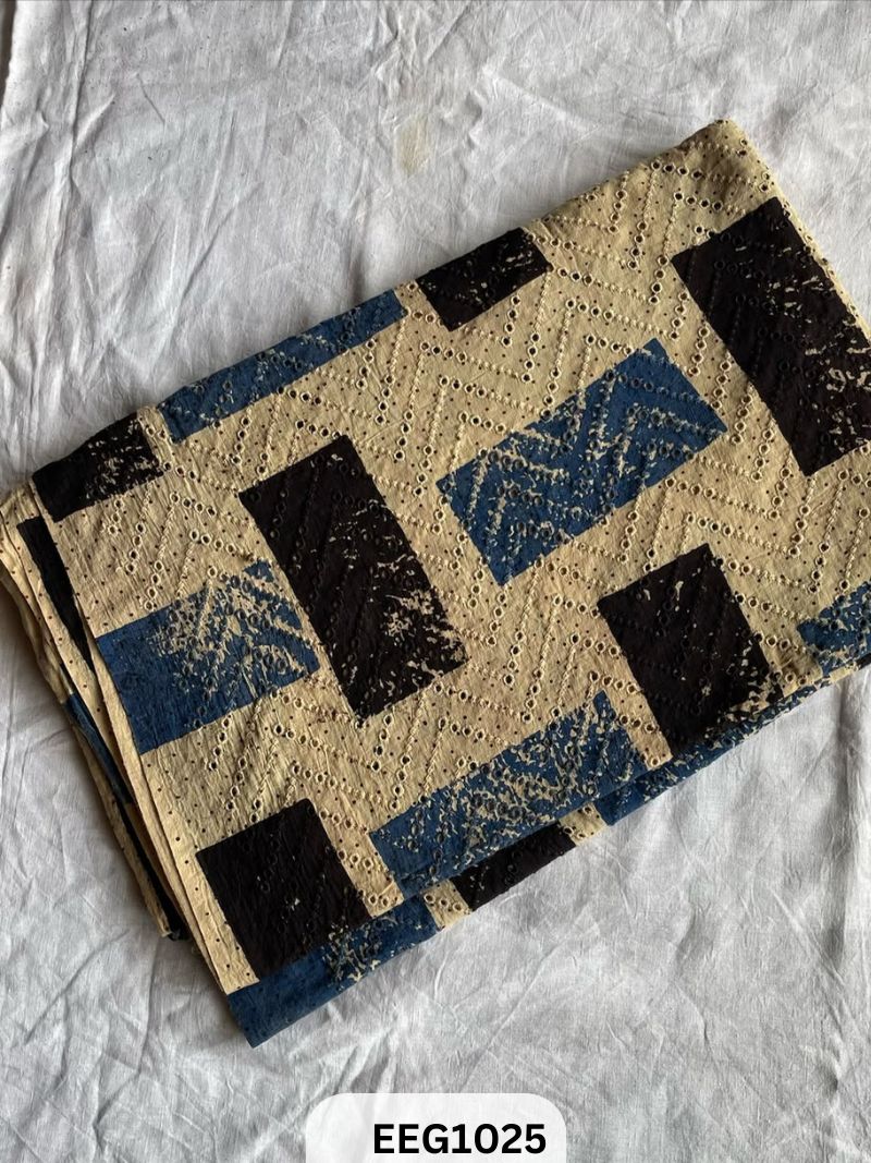PREMIUM COTTON HAKOBA AJRAKH FABRIC-1MTR