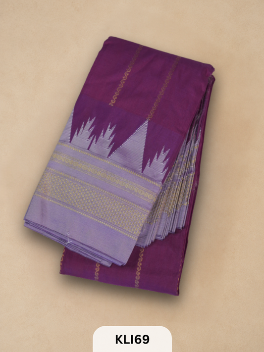 ILKAL TOPI BORDER HANDLOOM SAREE