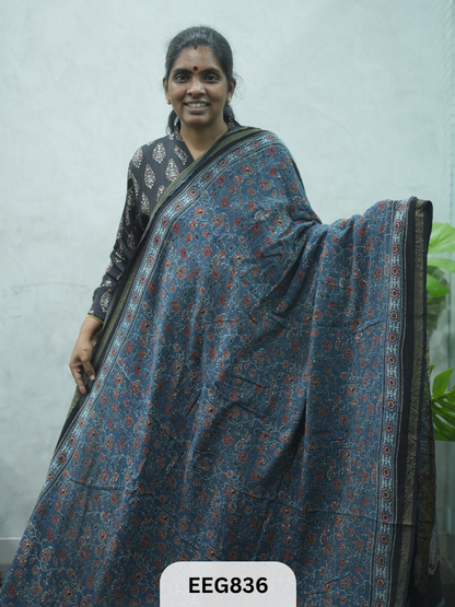 KOTA DORIA AJRAKH SAREE