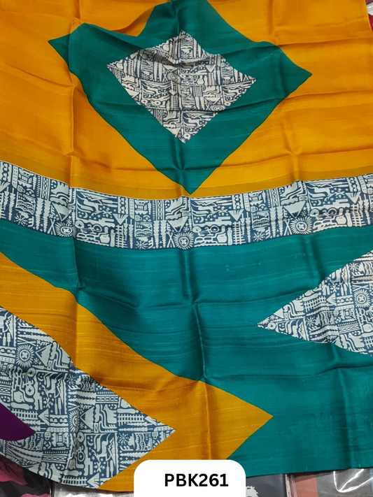 Pure Bishnupuri Silk Saree