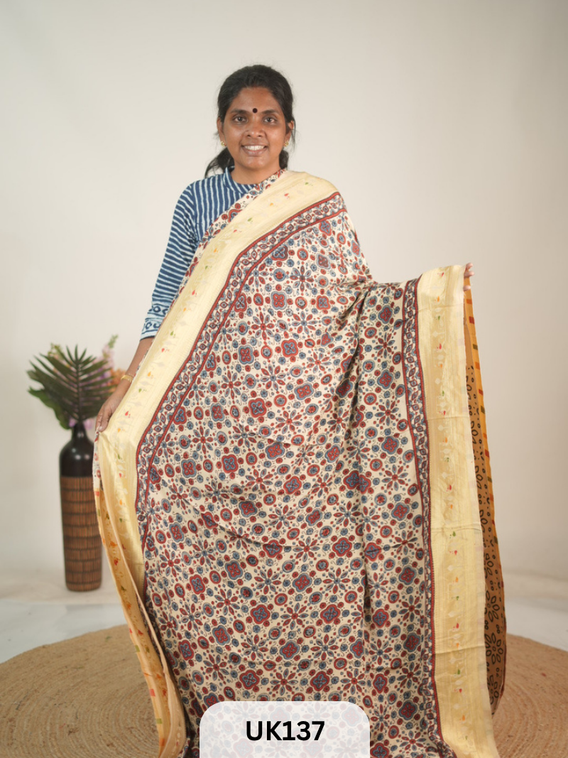 DOLA AJRAKH SAREE