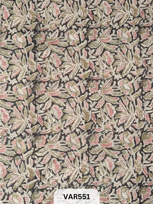 Kalamkari Hand printed - Fabric -2.5mtrs