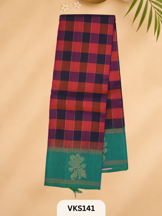 PURE KANCHIPURAM PURE SOFT SILK SAREE