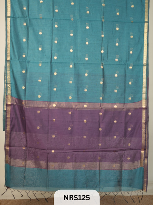 CHANDERI INSPIRED MAHESWARI SAREE