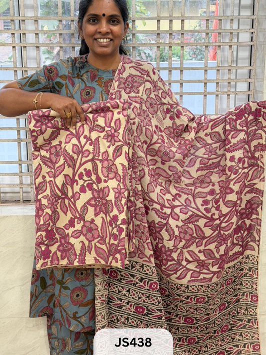 KALAMKARI MAL COTTON SALWAR SUIT