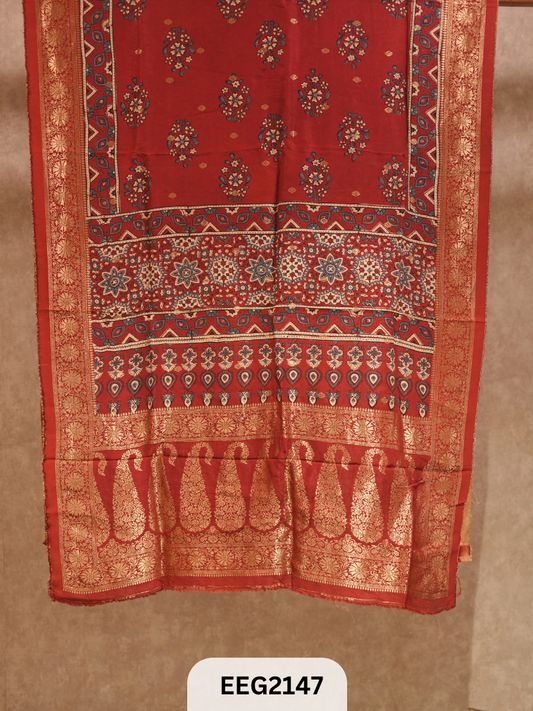 DOLA AJRAKH DUPPATTA