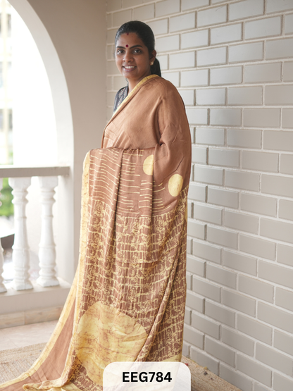 BATIK PRINT MODAL SAREE