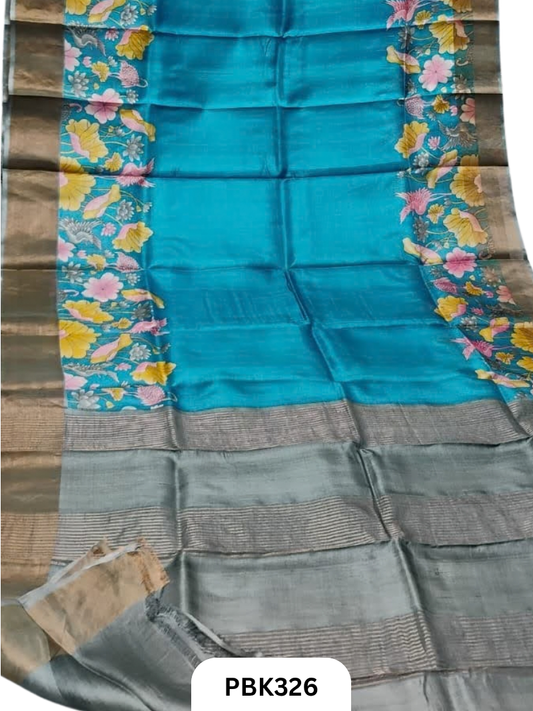 Pure Handloom Tussar Silk Saree