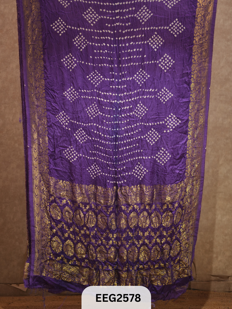 MODAL FUSIOIN SAREE WITH DOLA BORDER - EXCLUSIVE