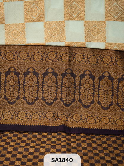 BANARASI MYSORE KHADI GEORGETTE SAREE