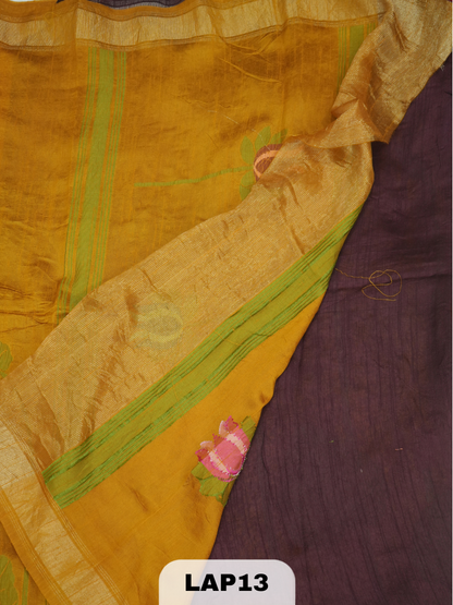 BANARAS PURE RAW SILK JAMDHANI WEAVING SAREE