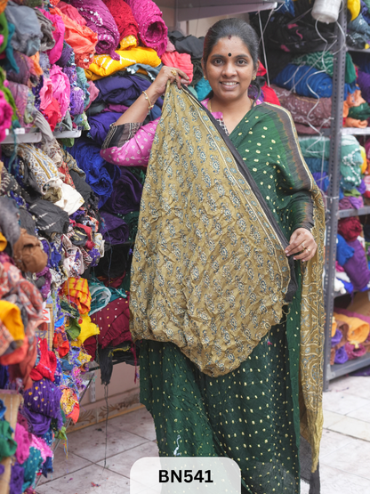 MODAL GAJI - AJRAKH BANDHINI SAREE