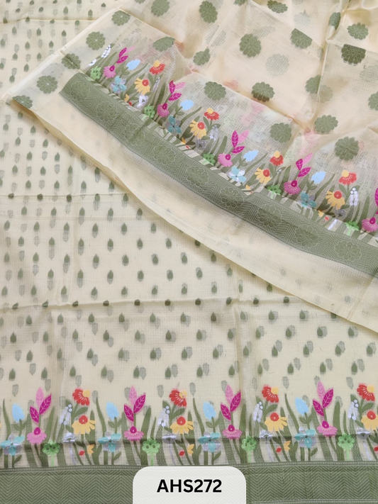 PURE SILK KOTA WEAVING TWO PIECE DRESS MATERIAL