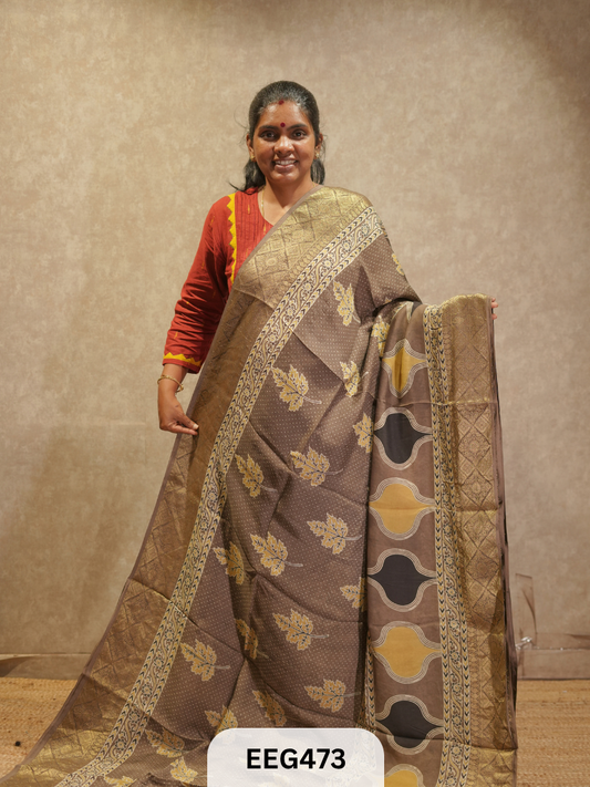 AJRAKH DOLA SILK SAREE