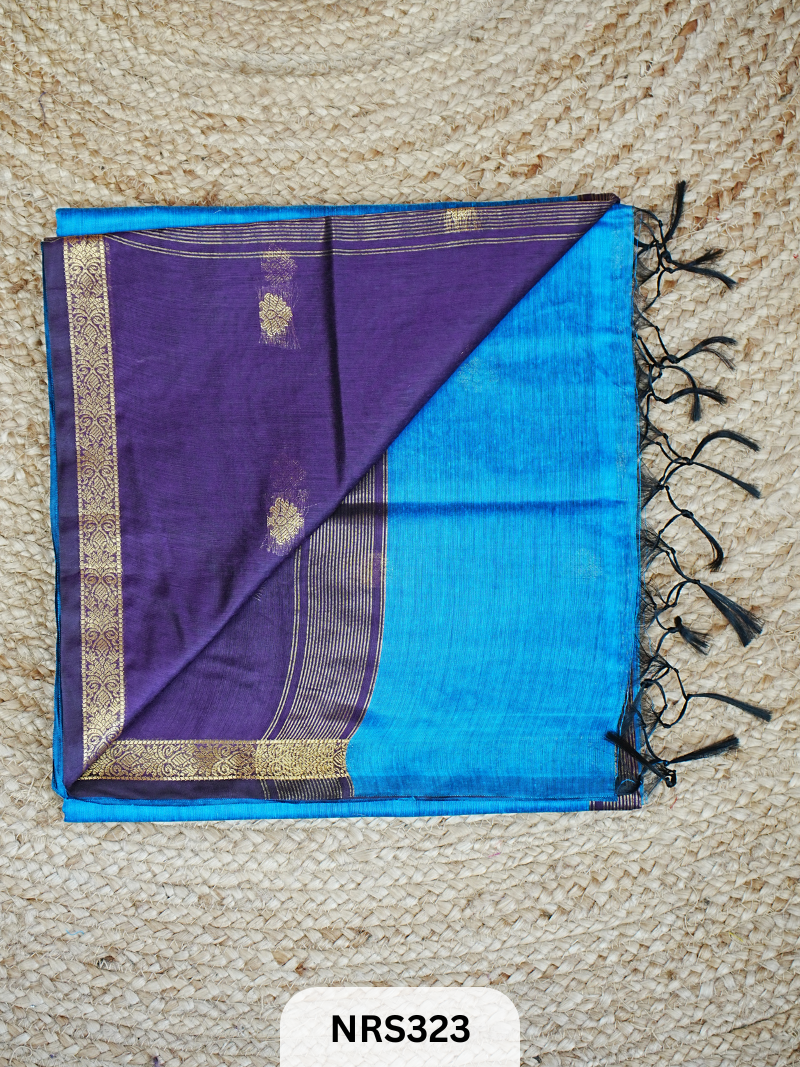 CHANDERI INSPIRED MAHESWARI SAREE