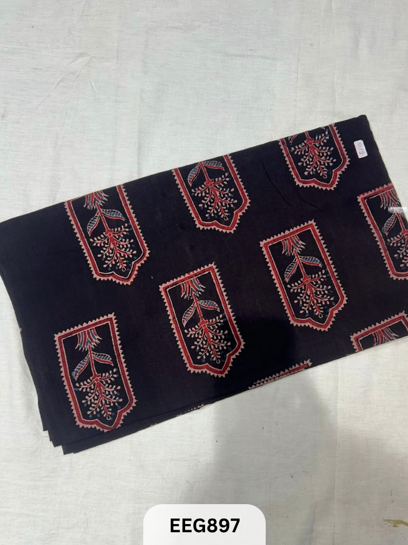 COTTON AJRAKH FABRIC-1MTR
