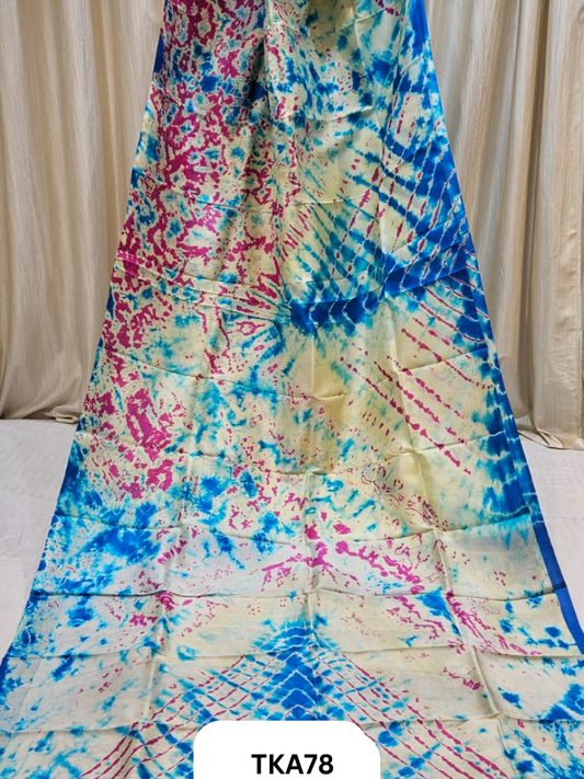 Pure Bishnupuri Silk - Shibori work saree