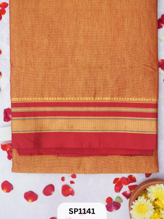 Pettada Anchu Jari Border Saree