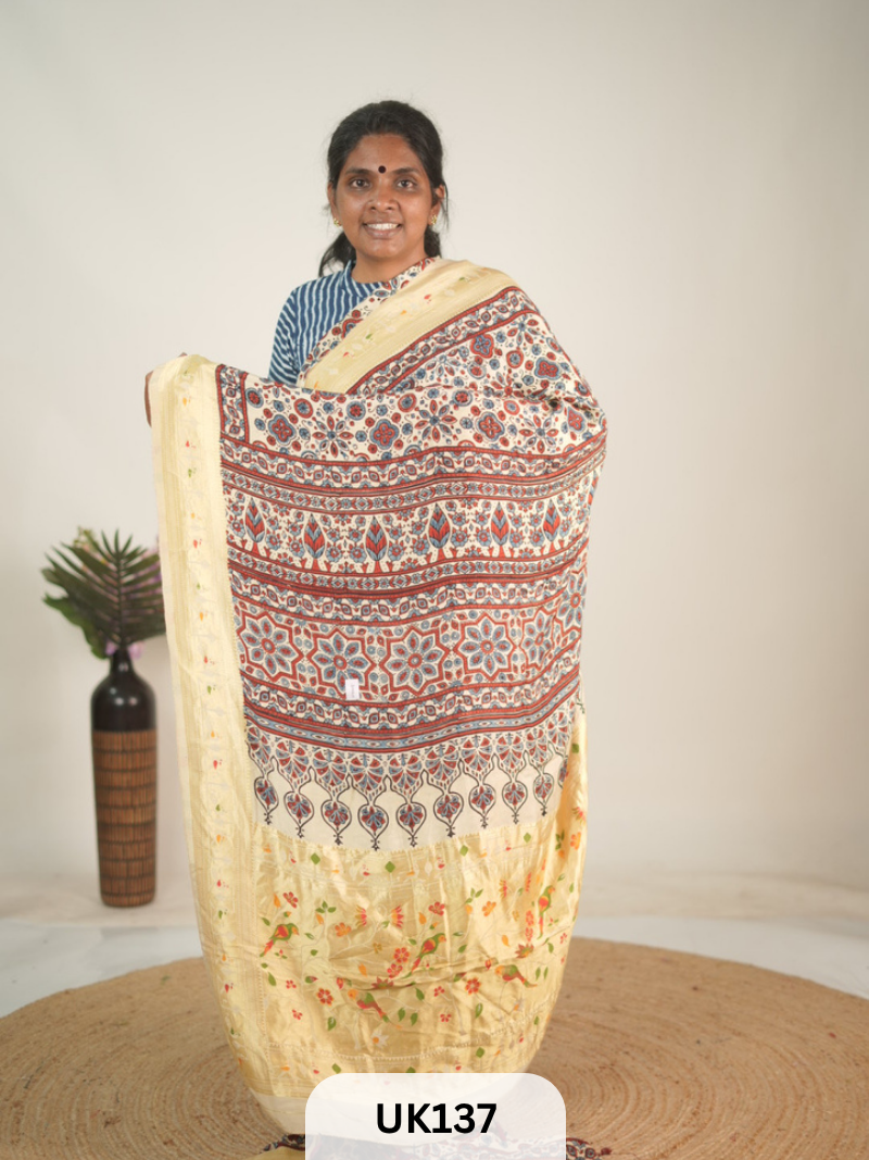 DOLA AJRAKH SAREE