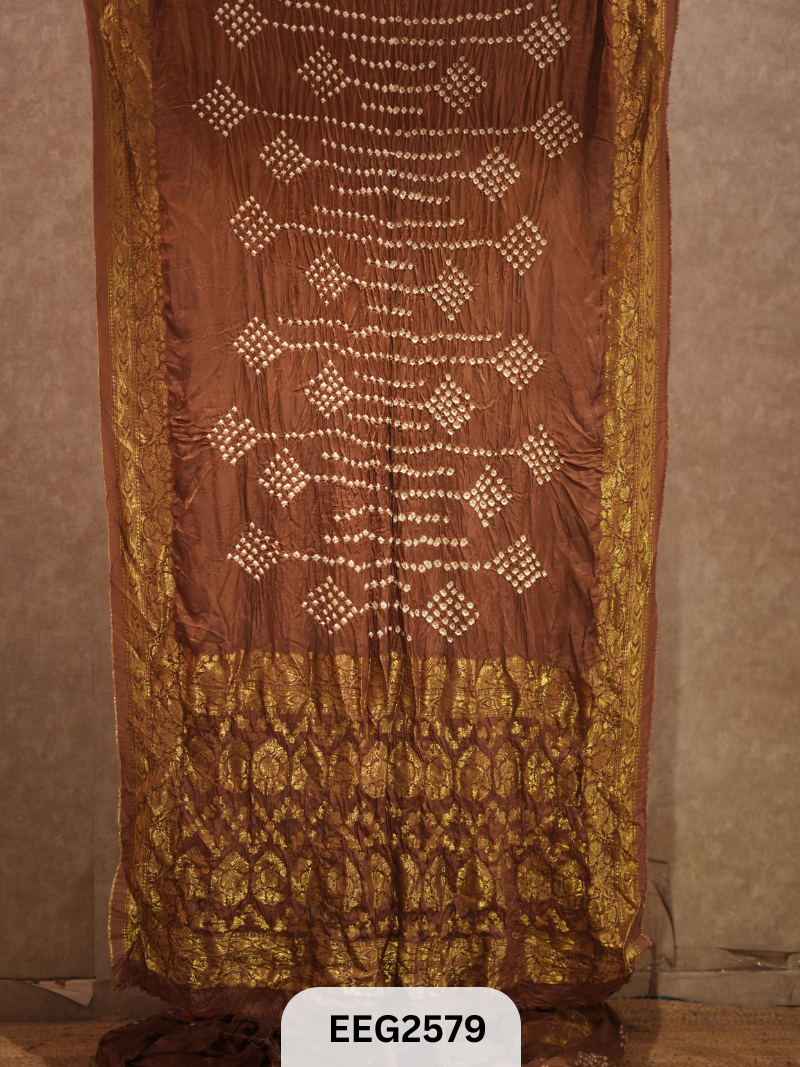 MODAL FUSIOIN SAREE WITH DOLA BORDER - EXCLUSIVE