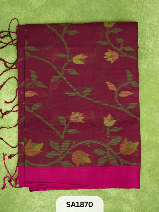 DHAKAI JAMDANI PREMIUM COTTON SAREE