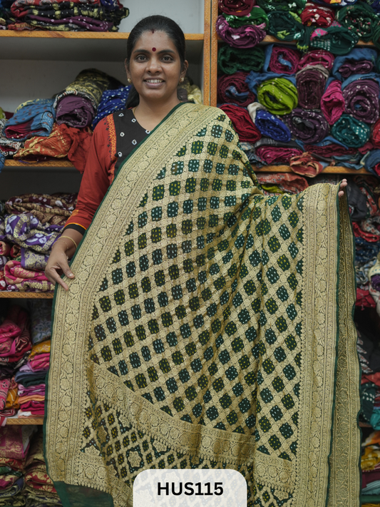 PURE KHADDI GEORGETTE DUPPATTA
