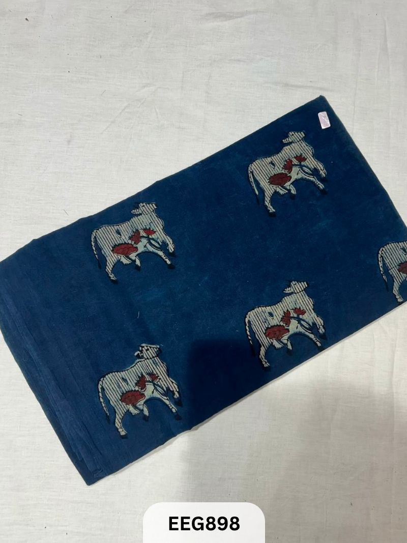COTTON AJRAKH FABRIC-1MTR