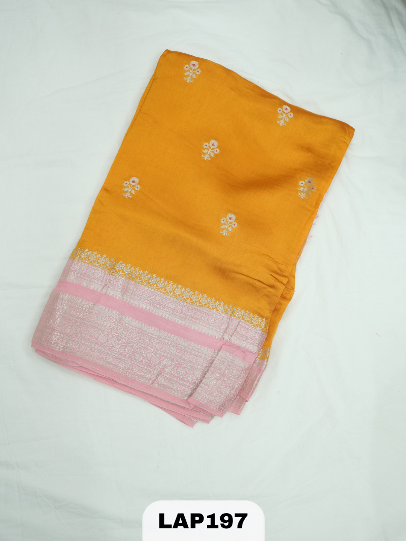 Banaras kora dupion silk saree