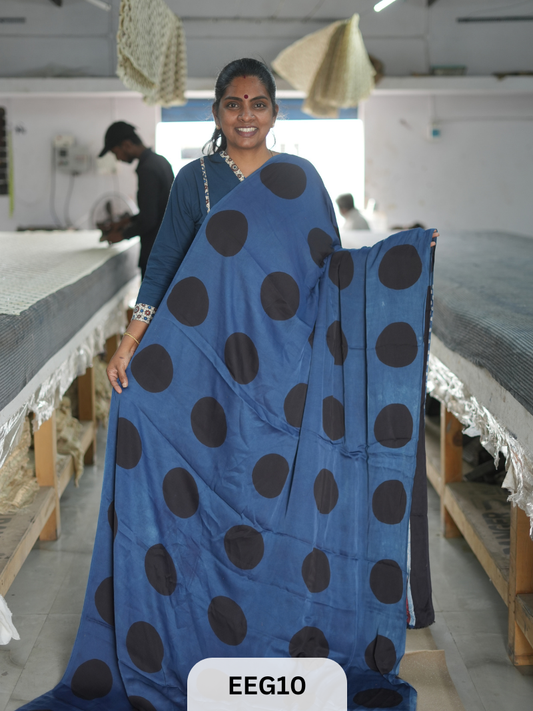 AJRAKH MODAL SAREE