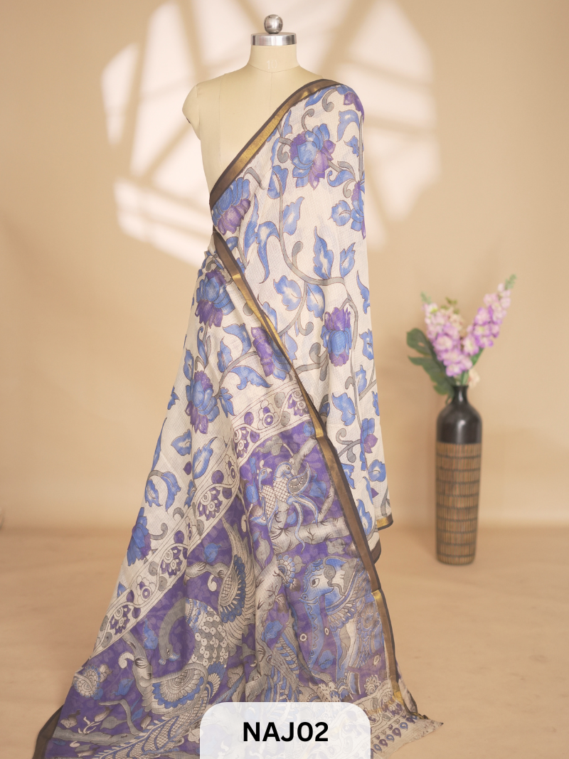 PREMIUM PURE KOTA KALAMKARI SAREE