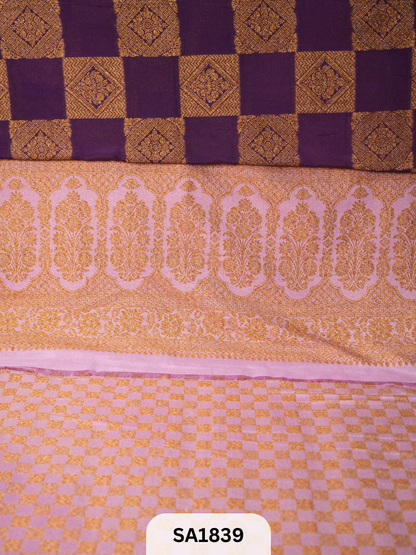 BANARASI MYSORE KHADI GEORGETTE SAREE