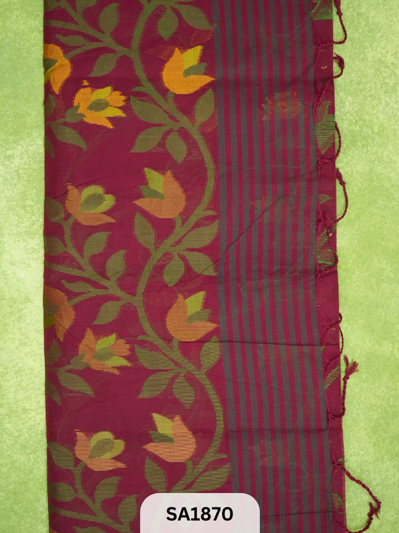 DHAKAI JAMDANI PREMIUM COTTON SAREE