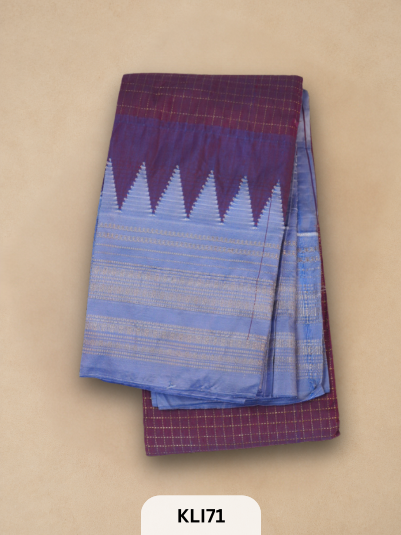 ILKAL TOPI BORDER HANDLOOM SAREE