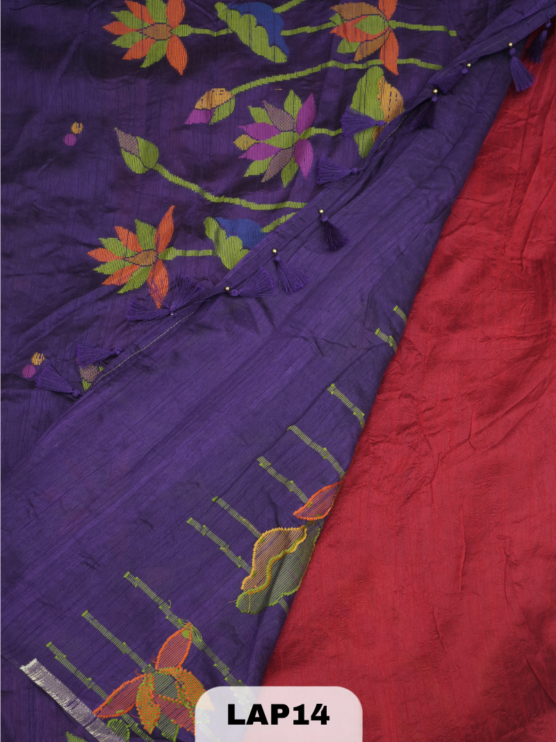 BANARAS PURE RAW SILK JAMDHANI WEAVING SAREE