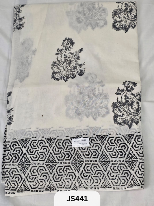 Premium Soft Mul Cotton-Handblock Sarees