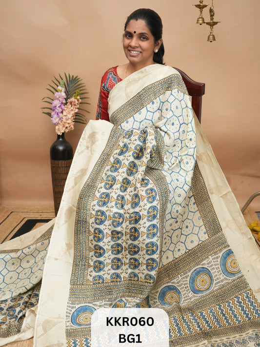DOLA SILK - AJRAKH HANDBLOCK PRINT